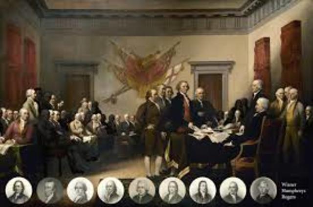 Signing of the Declaration of Independence