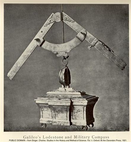 Gailelo desarrolló un artilugio conocido como «compás»