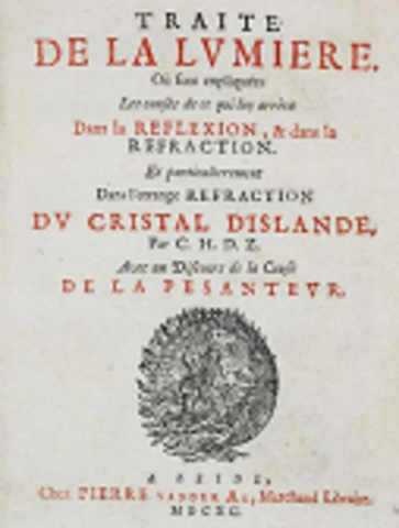 Huygens publica Traité de la Lumiére.