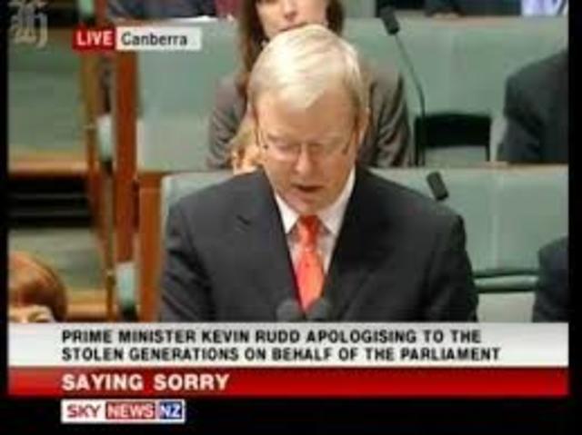 Prime Minister Kevin Rudd Says Sorry