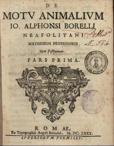 De Motu Animalium, Borelli