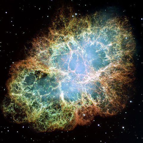 Aparece la nebulosa del cangrejo (Crab nebula)