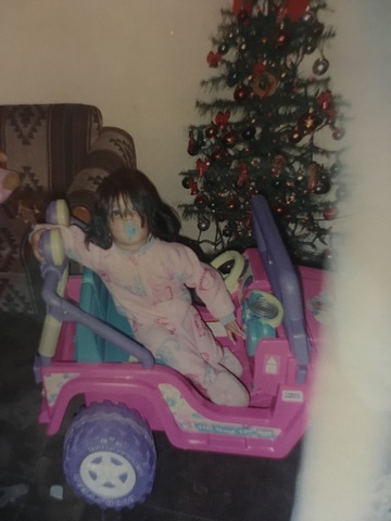 Navidad cuando tenia 3 años