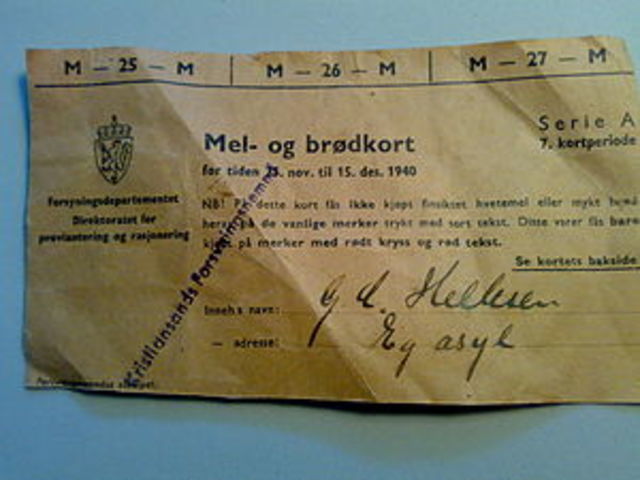 Rasjonering av matvarer