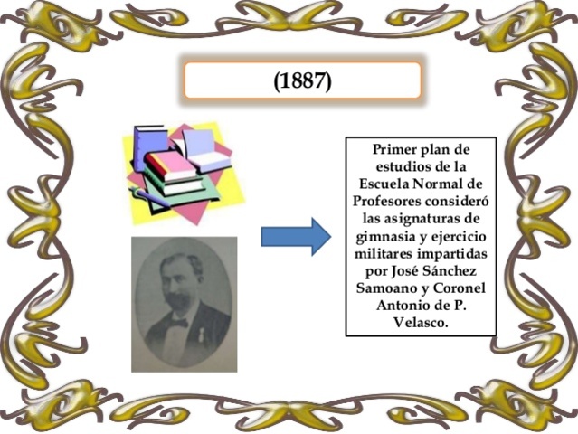 Primer Plan de esudios en la Escuela Normal de Profesores