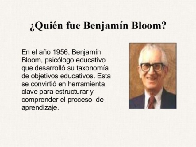 BENJAMÍN BLOOM