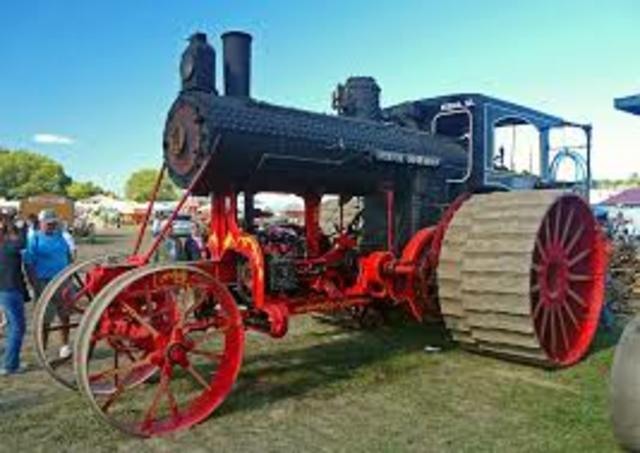 The First Steam Engine Tractor