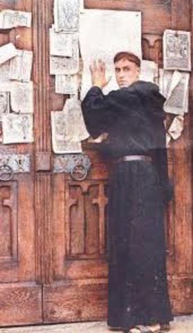 Martin Luther post 95 theses