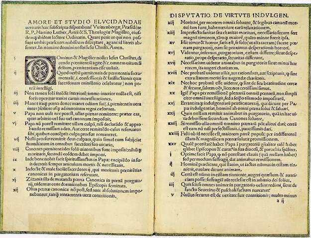 Martin Luther post 95 Theses