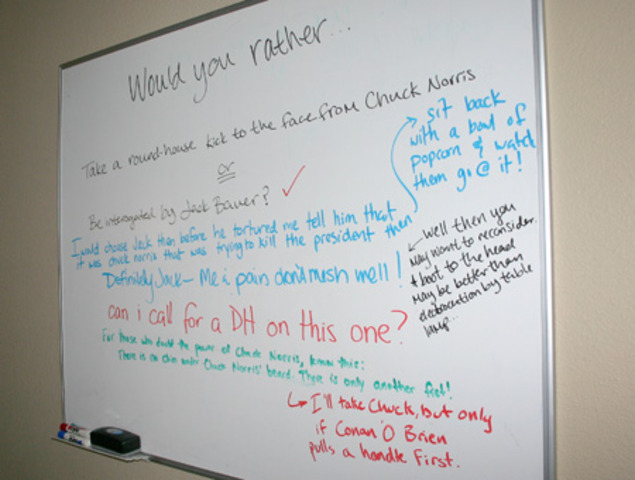 Whiteboards debut in schools