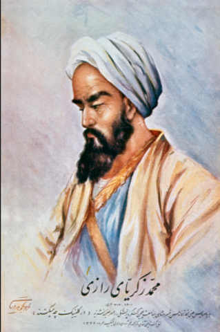 al-Razi writes medical texts