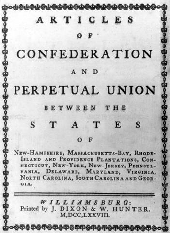 Articles Of Confederation
