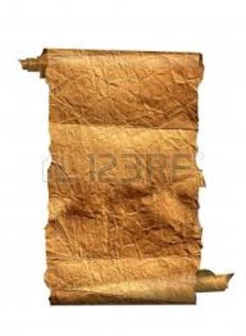 Siglo XVI  Aparición del papel