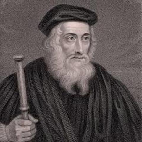 john Wycliffe argued the bible