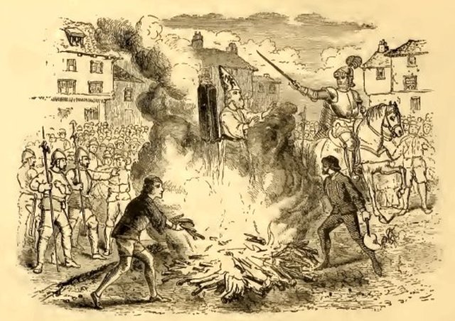 jan huss was burned at the stake