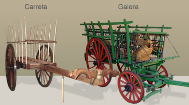 Carros para transporte de productos agricólas