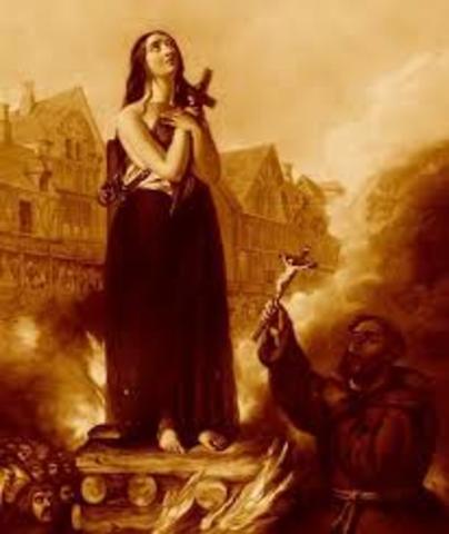 Joan of Arc Burned at the Stake