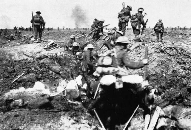 Veldslagen bij Verdun en aan de Somme