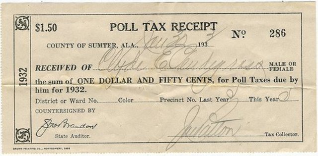 Poll Taxes