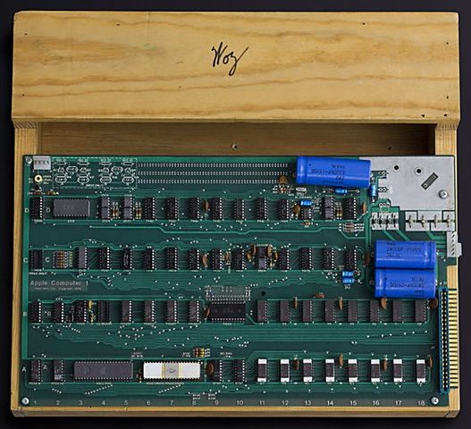Steve Wozniak completes the Apple-1
