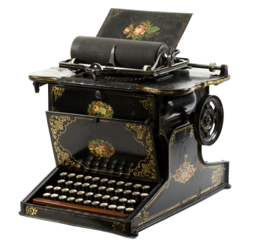 a type writer in the 1600s