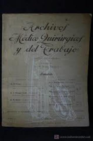 publicacion del archivo medico-quirurjico