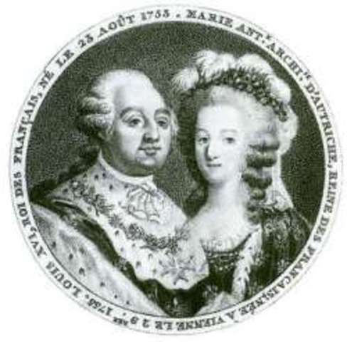 Boda de Luis XVI y Maria Antonieta.