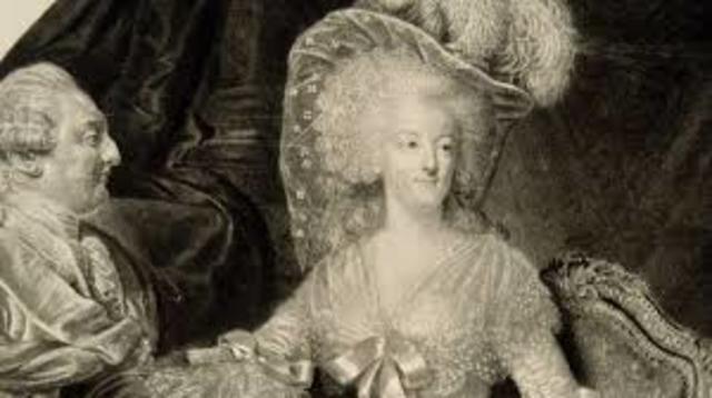 La boda de Luis XVI y Maria Antonieta