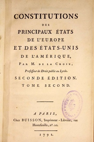 Se Promulgó la Constitución de 1791