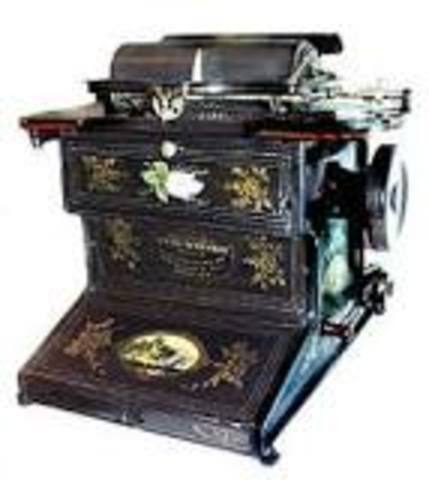 Invenção da maquina de escrever