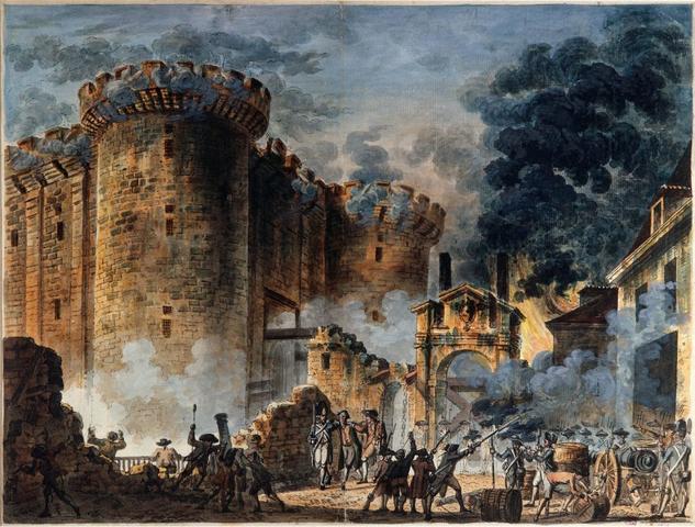 Inicia la Revolución/ Toma de La Bastilla