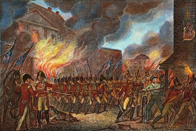 The Burning of Library of Congress