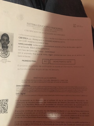 GRADUACIÓN DE SECUNDARIA