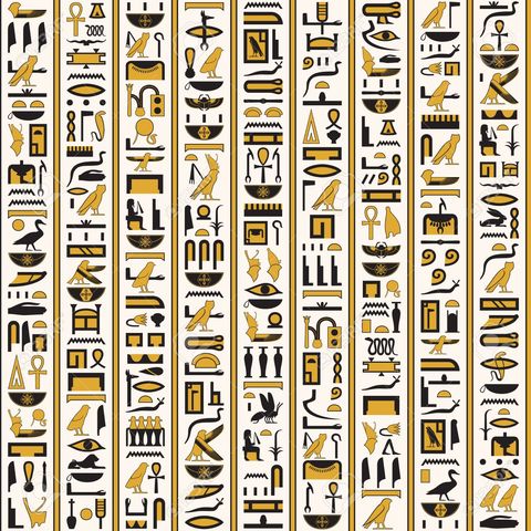 Jeroglíficos egipcios(3000 a.C.)