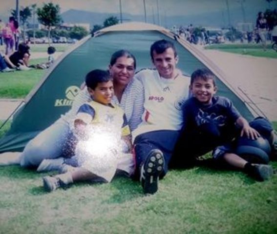 Mis padres y mi hemano