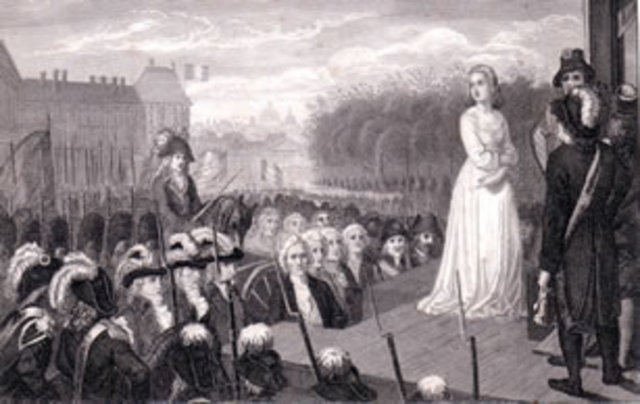 Muerte de Maria Antonieta