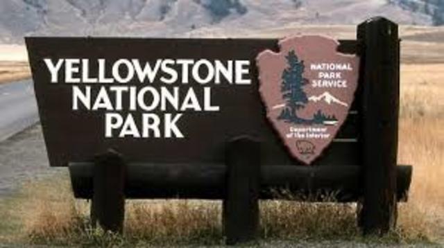 Yellowstone National Park Established