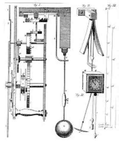 Huygens inventa el reloj del péndulo