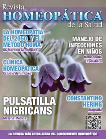 PRIMERA REVISTA DE HOMEOPATIA EN ESPAÑA