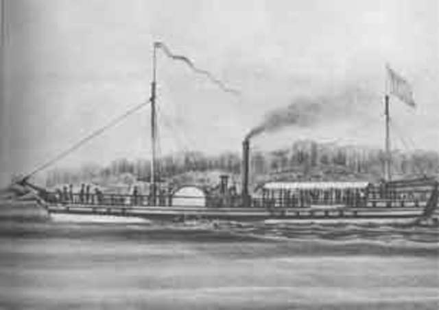 The first successful  steamboat sails.