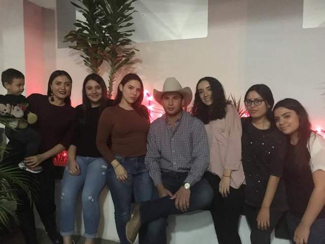 Recibiendo el año con mi familia