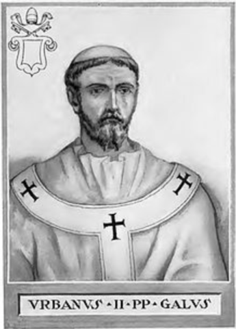 Byzans bad Vesteuropa om hjælp mod de islamske arabere og tyrkere som truede kejserriget fra øst og syd