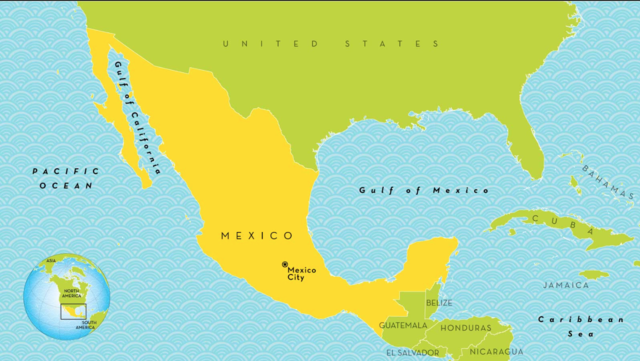 Spanierne kom til Mexico i søgen efter guld