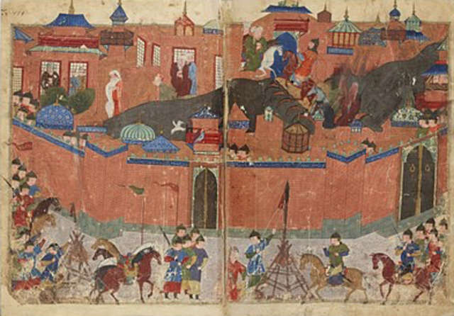 Kalifatet i Bagdad blev ødelagt af spanierne