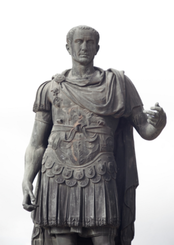 Cæsar forsøgte at standse kampene ved at gøre sig selv til diktator - mislykkedes og han blev dræbt