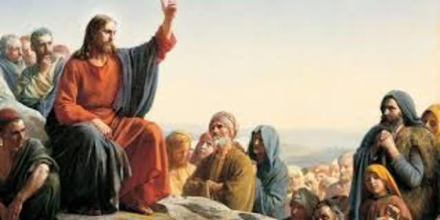 Jesus begins preaching