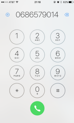 The first telephone numbers