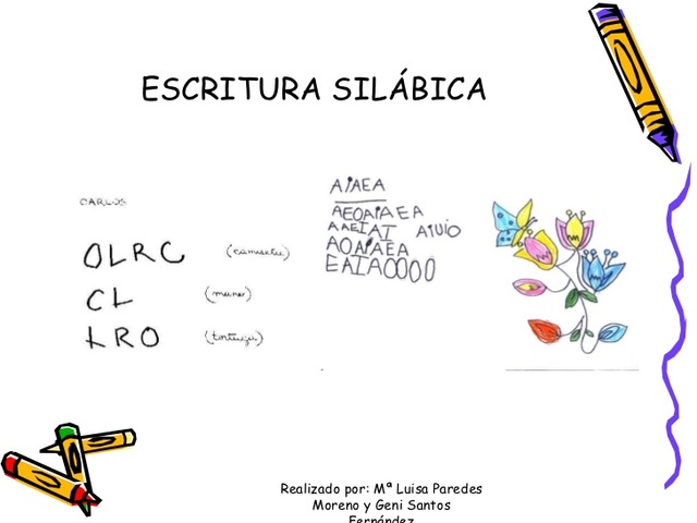 escritura silabica