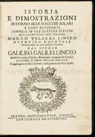 Libro sobre las manchas solares.