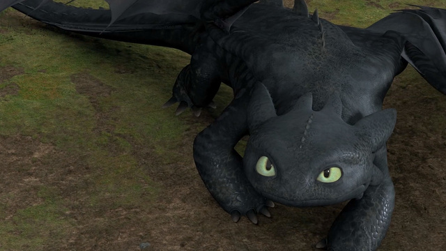 Hiccup Shoots A Dragon